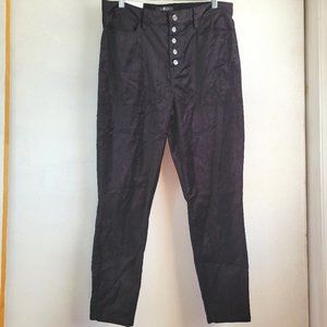 New 7 FOR ALL MANKIND High Waist Pants Black 32